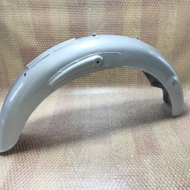 Honda CB450 K0 Black Bomber Mud Guard New Silver High Quality Rear Fender Steel Powder Coat.
