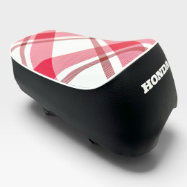 1968-1971 Honda Z50 Z50A Z50Z Monkey Bike Pink Tartan Seat K0 K1 K2