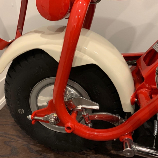 Honda Monkey Z50 M Z50M Mini Trail Front And Rear Fender Mud Guards White Steel.